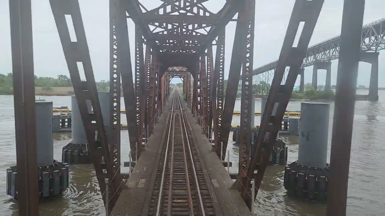 Amtrak Sunset Limited through Lake Charles, Louisiana