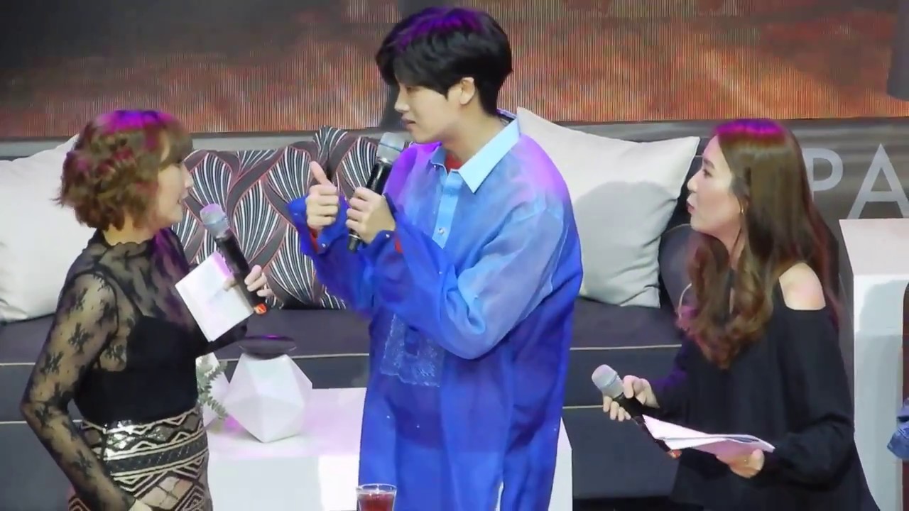 [11.11.2017] Park Hyung Sik 박형식 Fanmeet in Manila - Talk (Trying Filipino Food)