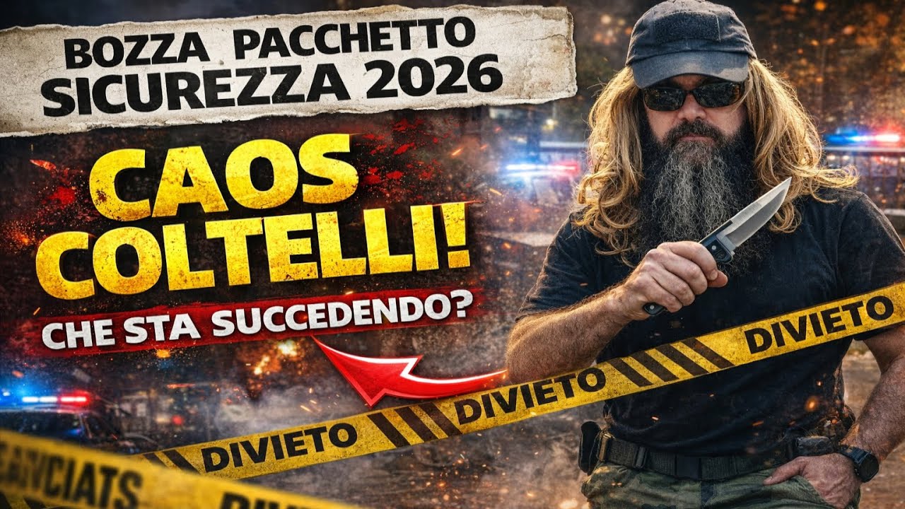 Bozza D.L. Sicurezza 2026: cosa cambia per coltelli ed EDC?