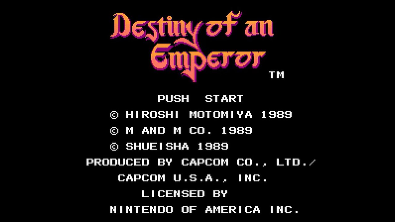 NES Longplay [103] Destiny of an Emperor (US)