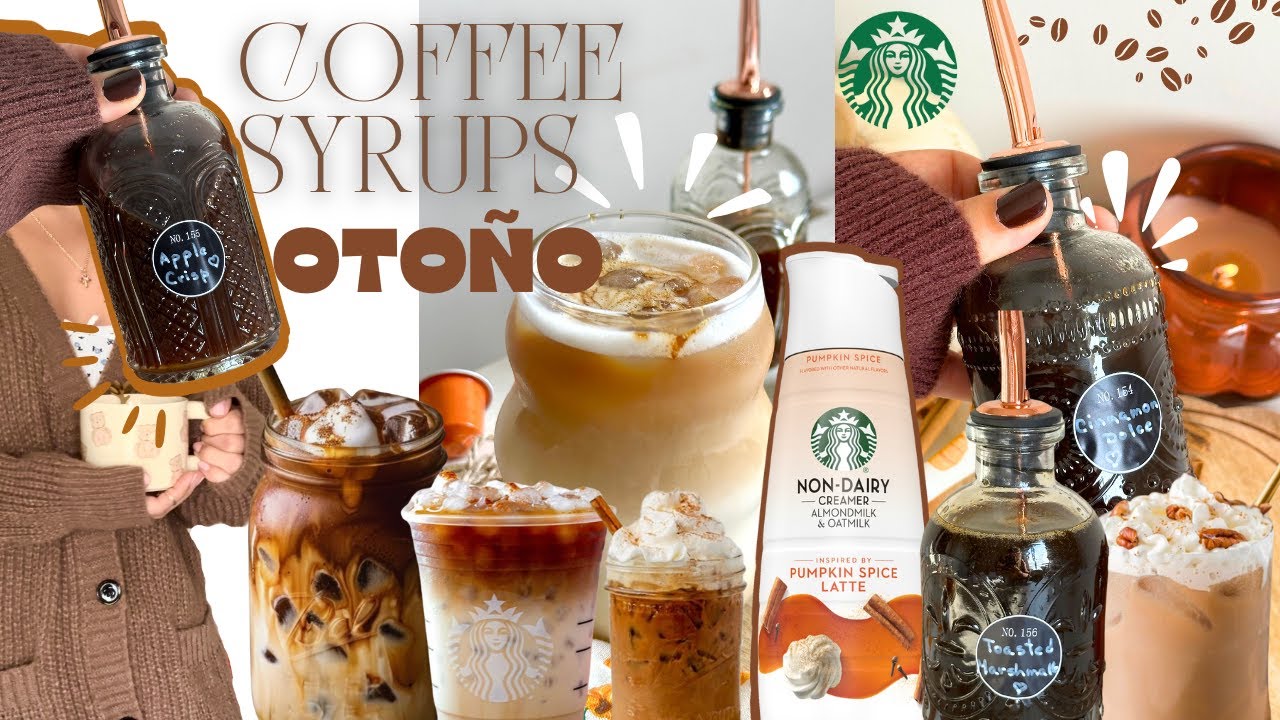 4 MEJORES SIROPES para el OTOÑO!! + receta PUMPKIN SPICE CREAMER de STARBUCKS