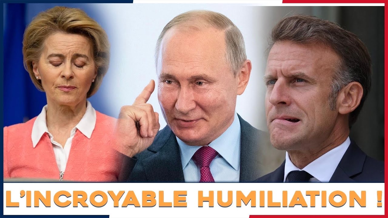 &laquo;&nbsp;Vous &ecirc;tes foutus !&nbsp;&raquo; Poutine humilie totalement Macron et Ursula !