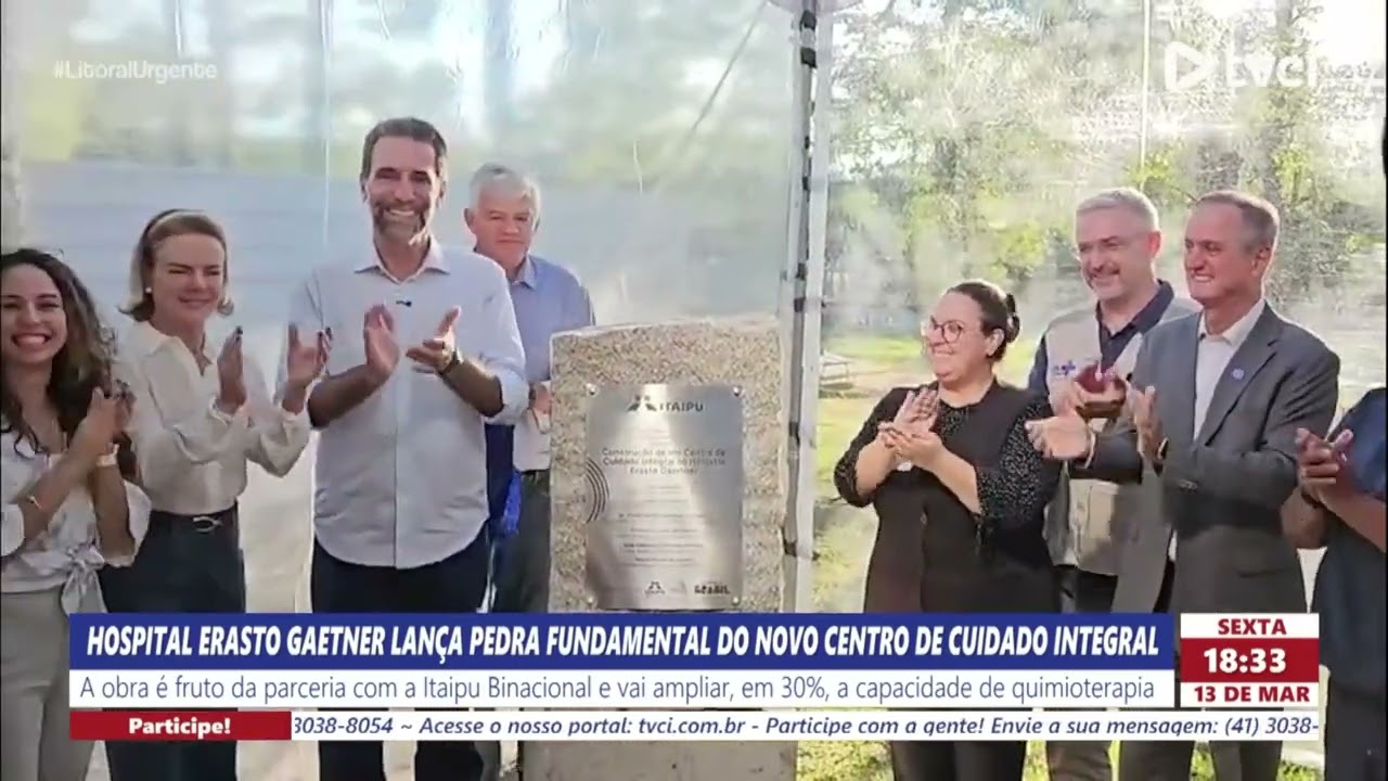 HOSPITAL ERASTO GAETNER LANÇA PEDRA FUNDAMENTAL DO NOVO CENTRO DE CUIDADO INTEGRAL