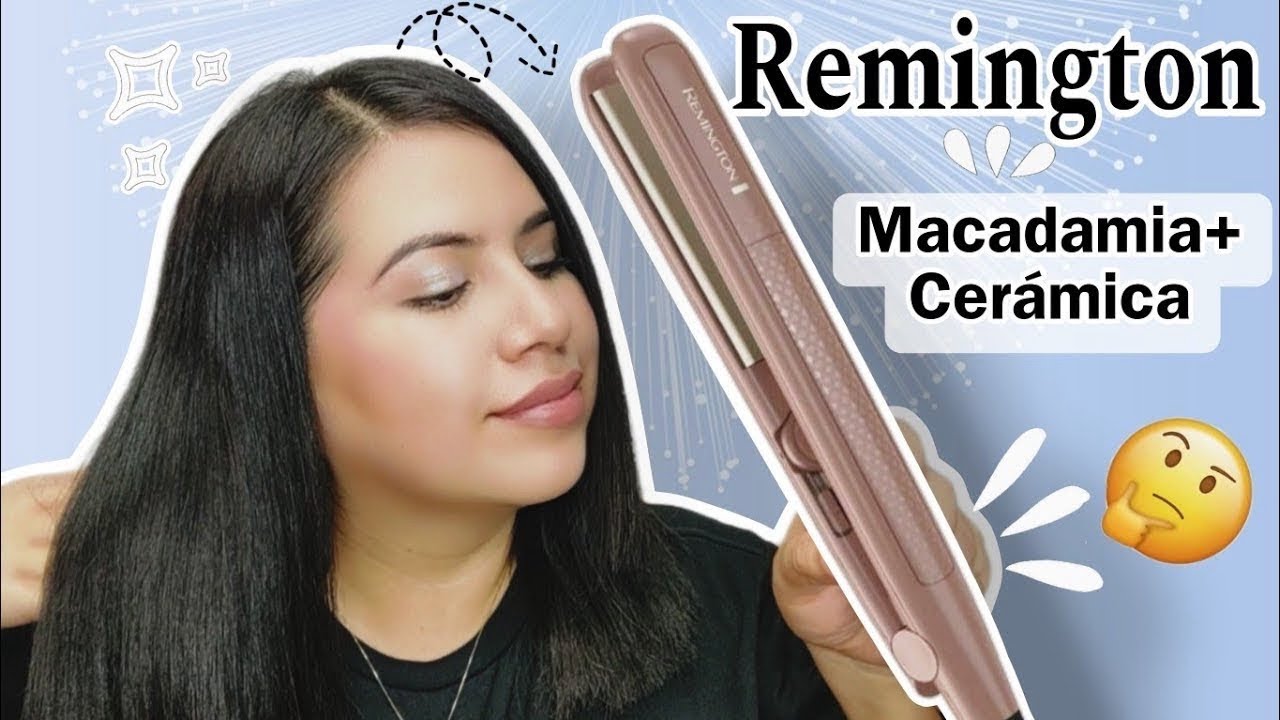 Plancha Remington Cerámica + Macadamia S3500 controla el frizz? | Kary Alonso