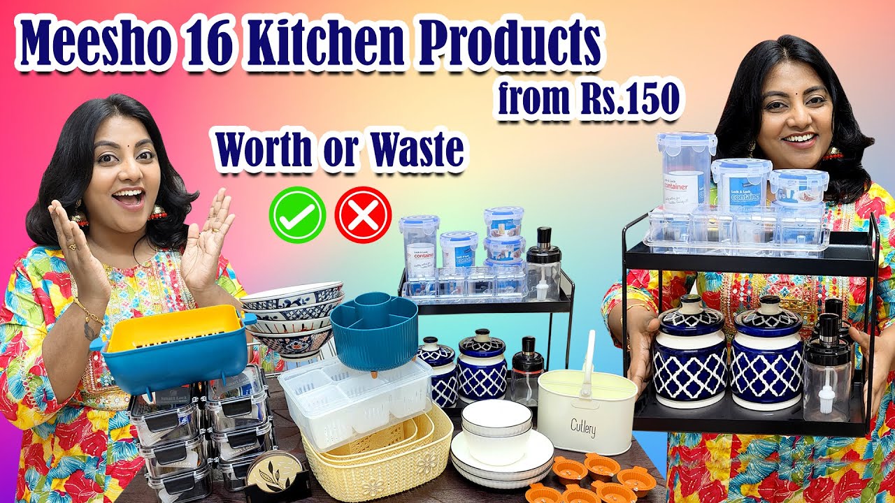 Useful Kitchen Tools & Gadgets from Meesho | வாங்கலாமா வேண்டாமா ! Karthikha Channel Meesho Kitchen