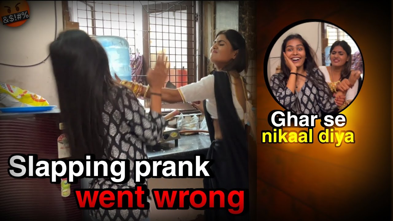Slapping prank on best friend gone wrong🥹| Saru ne hmesa ke liye ghar se nikal diya🥹💔❌| Radhavlog