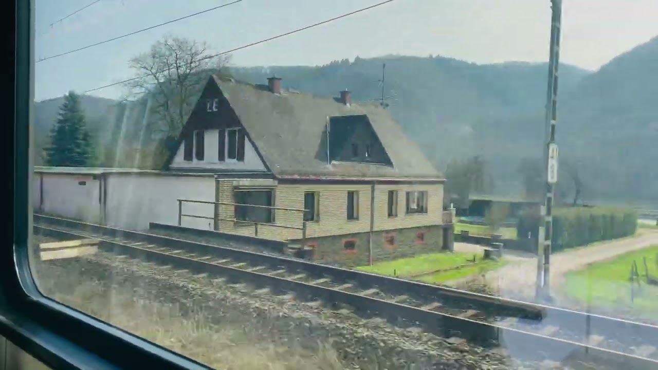 Filming while in the train: the river stretched to Cochem Mosel Part 2
