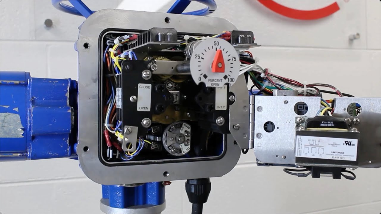 How to Set the Position Limits on a Limitorque L120 Electric Actuator