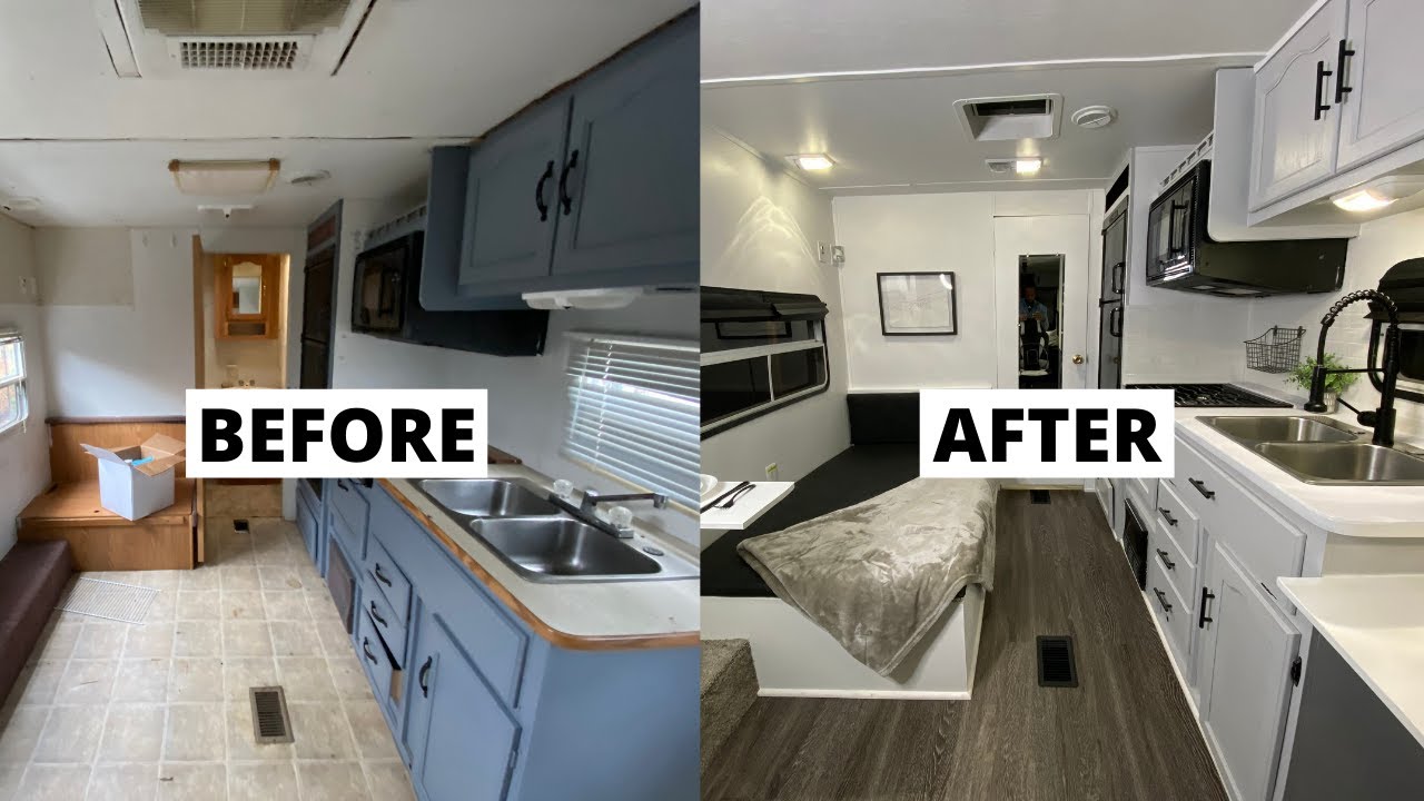 RV RENOVATION BEFORE & AFTER LUSH PAD EDITION