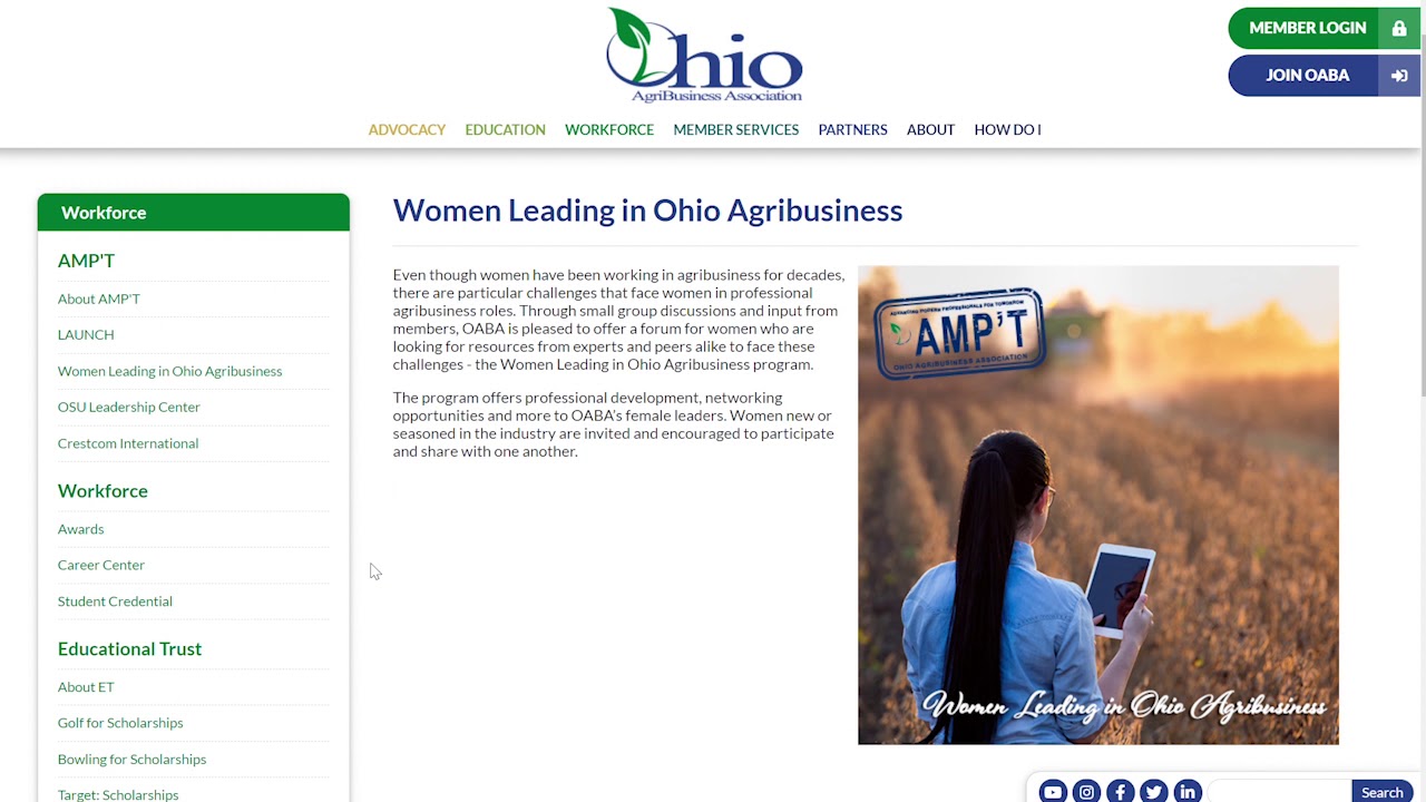 OABA Website Walkthrough - Education & AMP'T