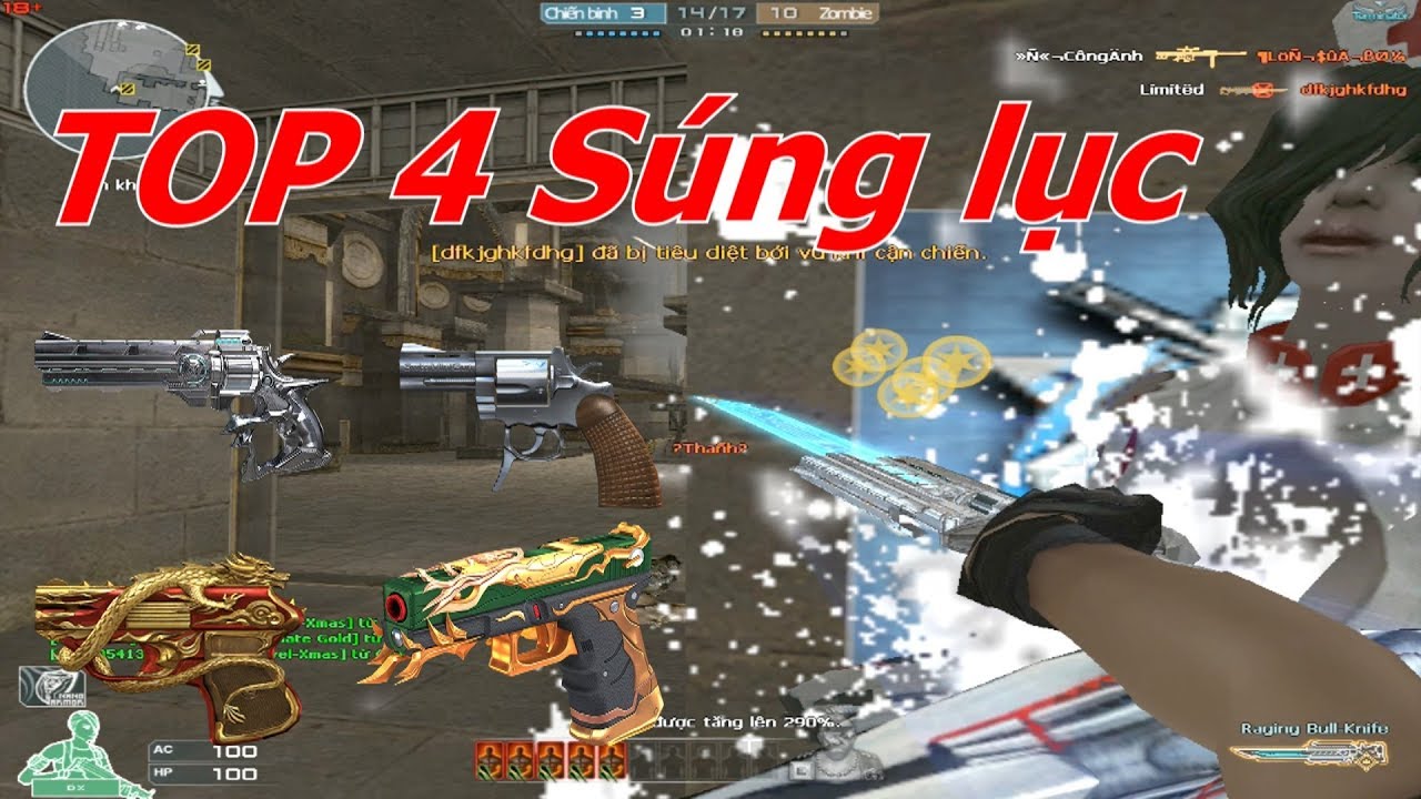 [ B&igrave;nh Luận CF ] TOP 4 S&uacute;ng Lục Cực HOT - Tiền Zombie v4