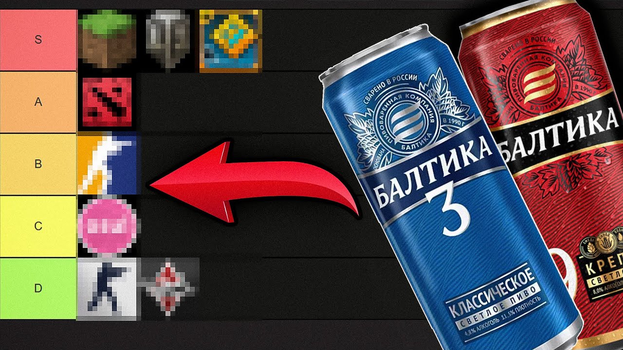 Тир лист игр под пиво