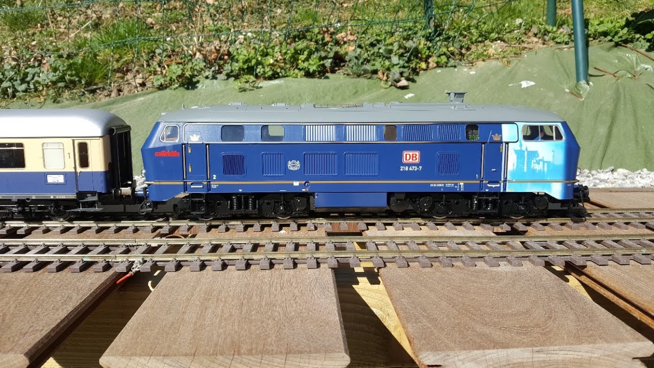 Märklin, Br 218, Ludwig II, 55713, spur 1, gauge 1, gartenbahn, garden rail road, modelleisenbahn