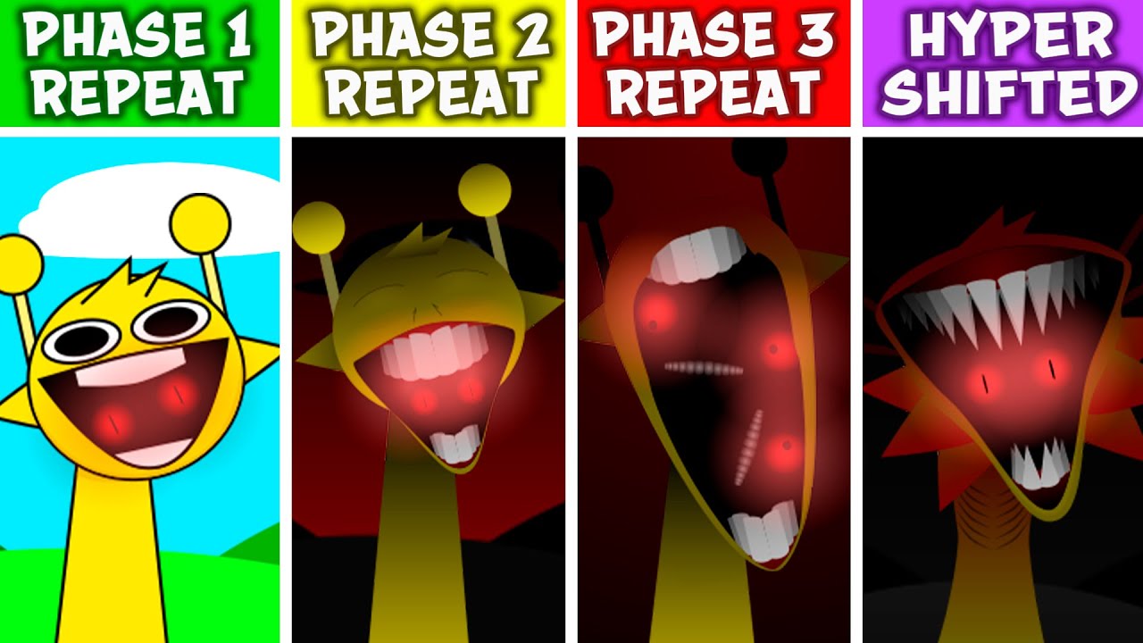 Sprunki PHASE 1, PHASE 2, PHASE 3 But Everyone Is REPEAT After PHASE 6