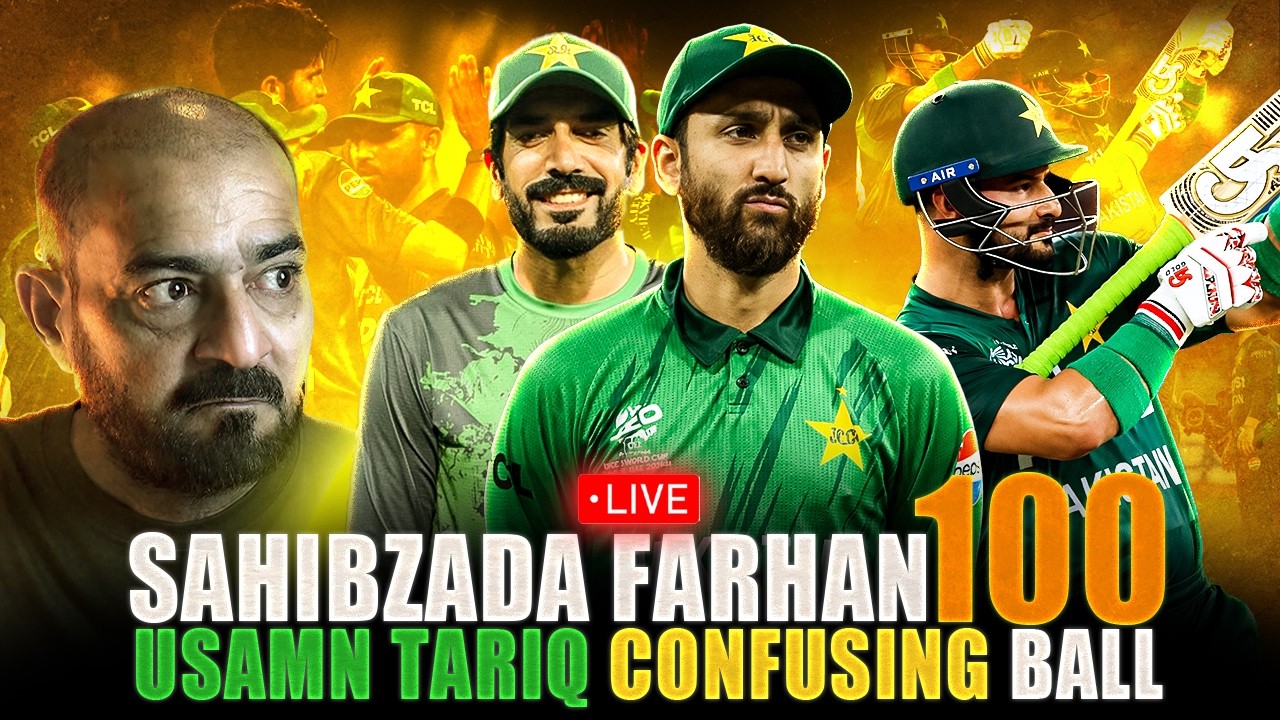 Sahibzada Farhan&rsquo;s WorldCup T20I Century | PAK vs NAM | T20 World Cup 2026 | Iffi Bhai Live