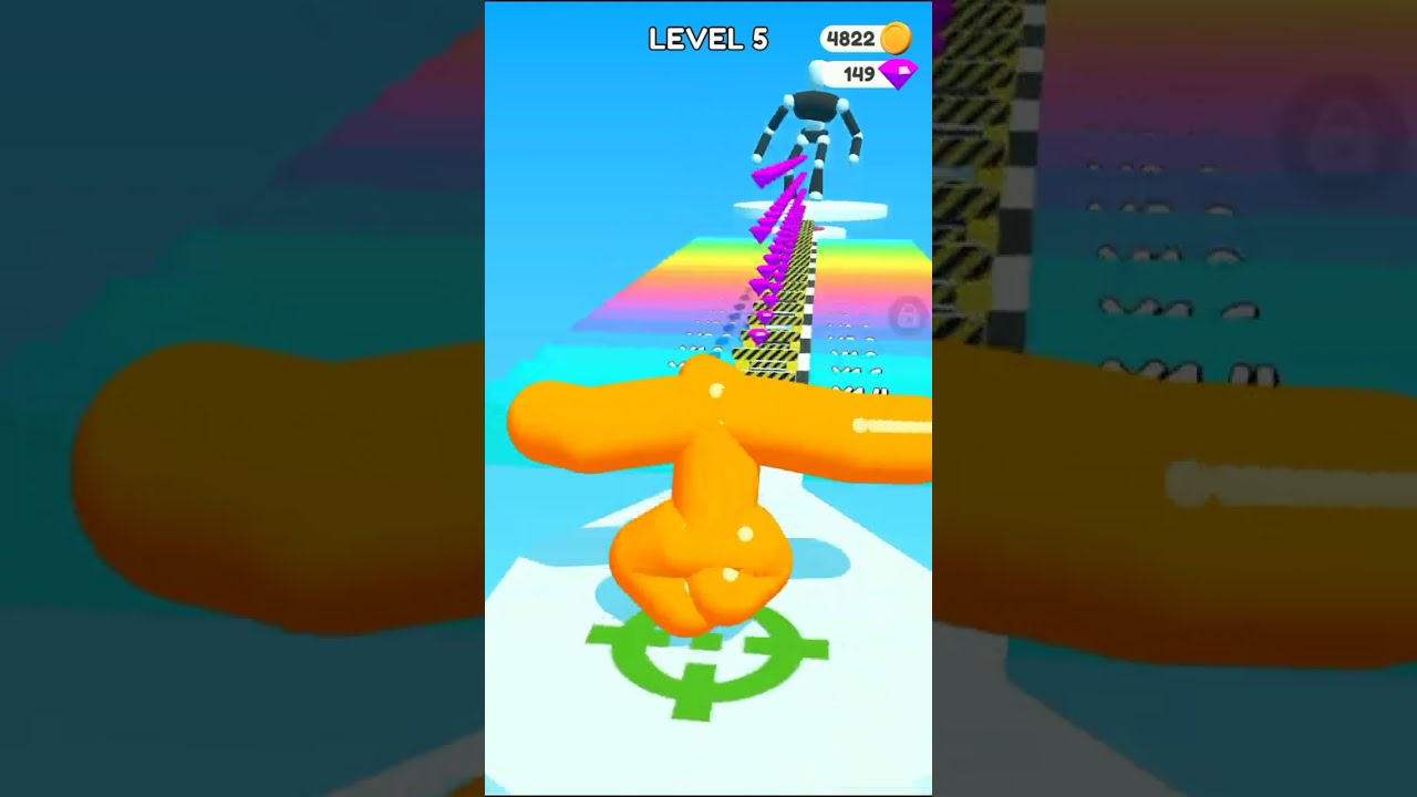 Tall Man Run Level 5-6 satisfying #gameplay #tallmanrun #shorts