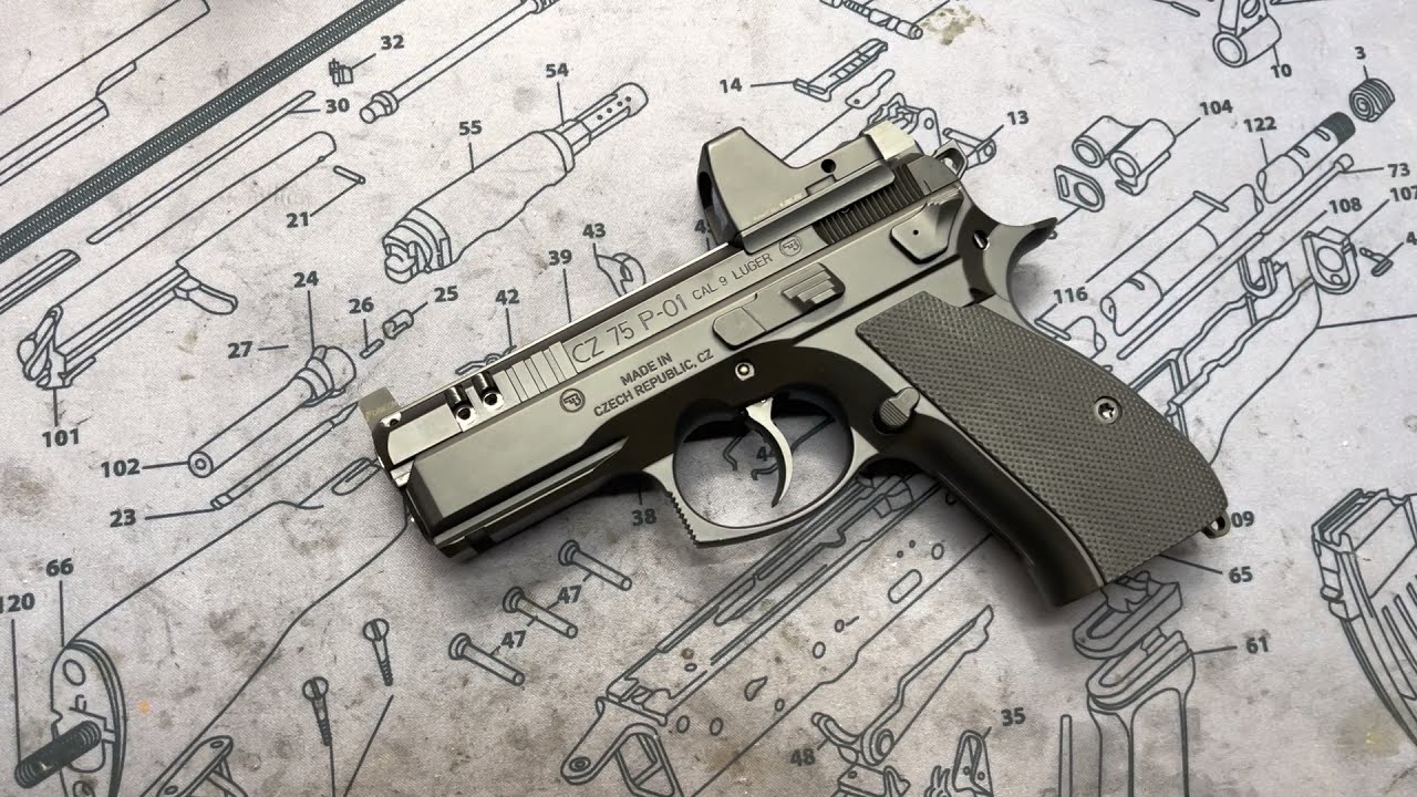 CZ 75 P-01 with Barrel Porting RMR Cut and Cajun Internals
