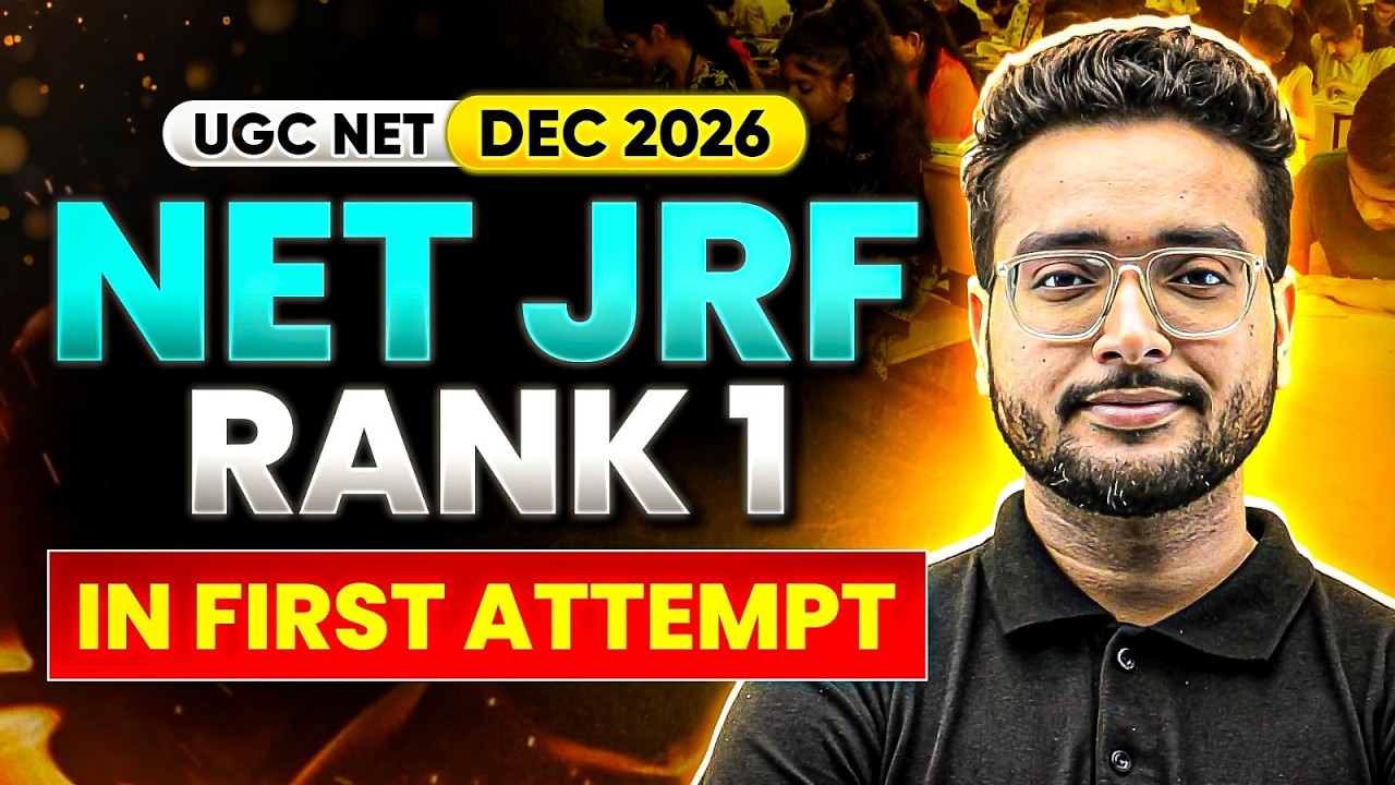 UGC NET December 2026 Strategy | How to Crack NET JRF Rank 1 in First Attempt