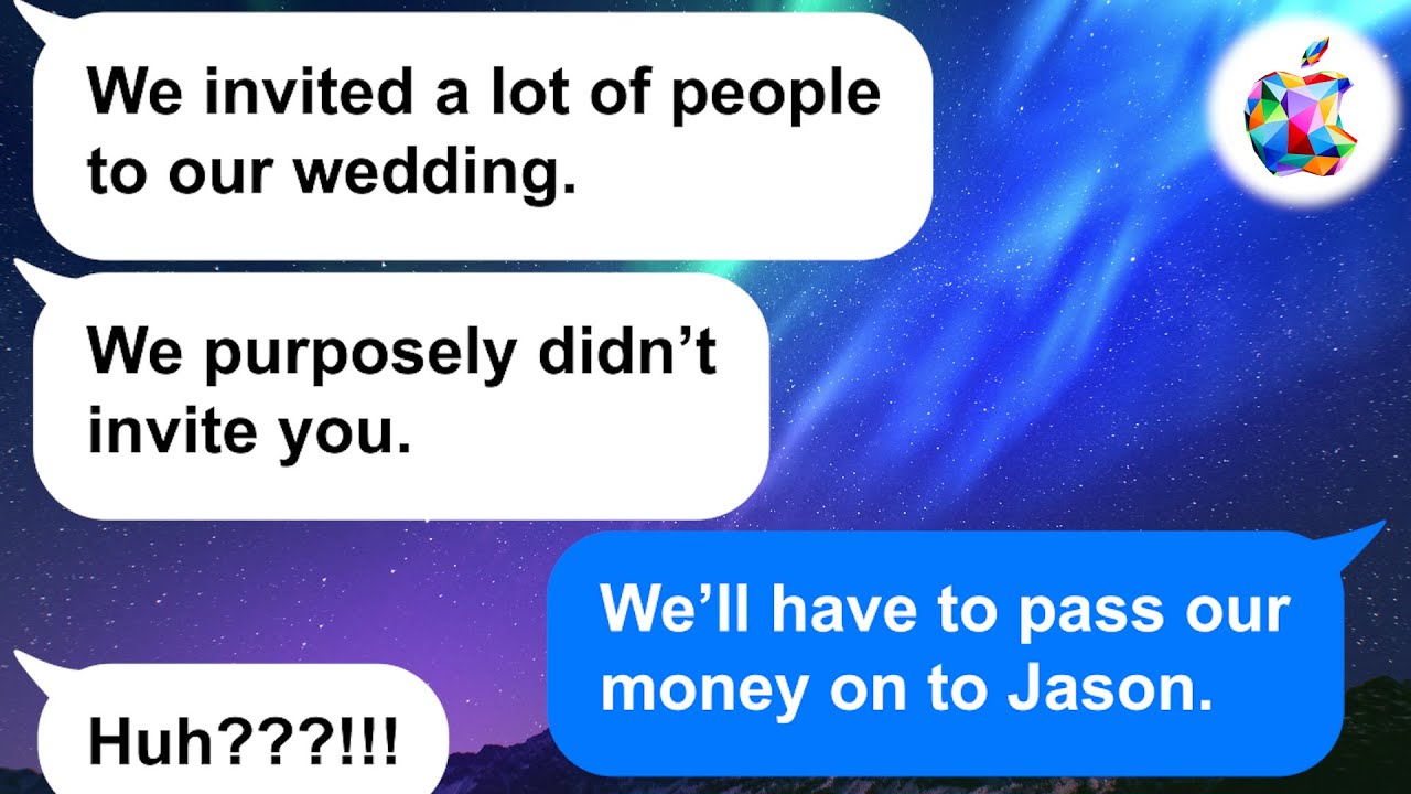 【Apple】My son and his wife lied about their wedding because they thought we were too poor to go!