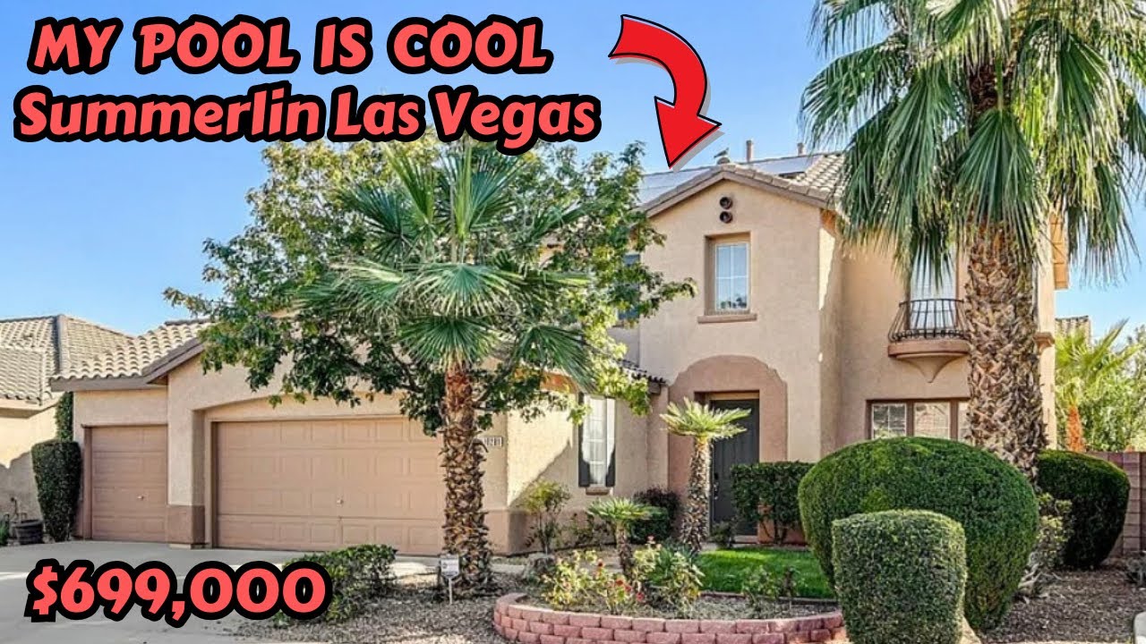 Las Vegas Homes for Sale with Pool, Summerlin Homes for Sale Las Vegas 3 Car Garage