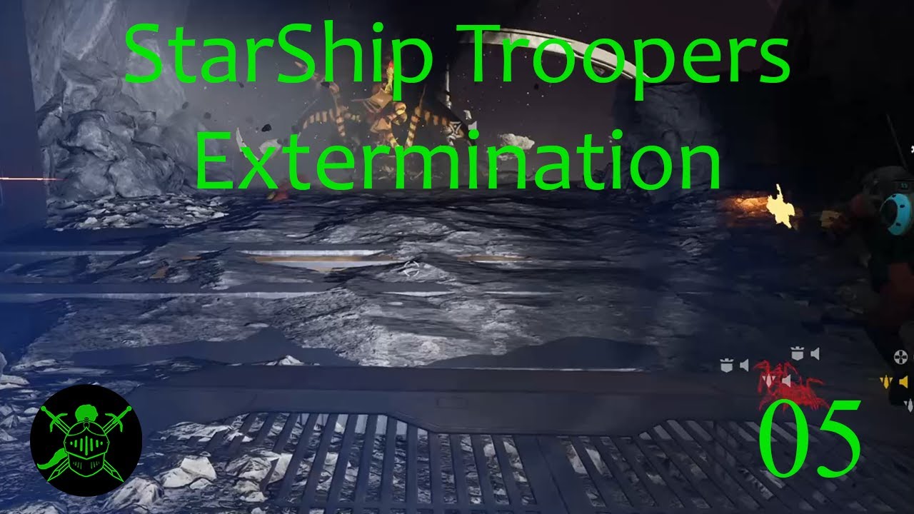 Guardian gameplay on planet X-11 [Starship Troopers Extermination-05]