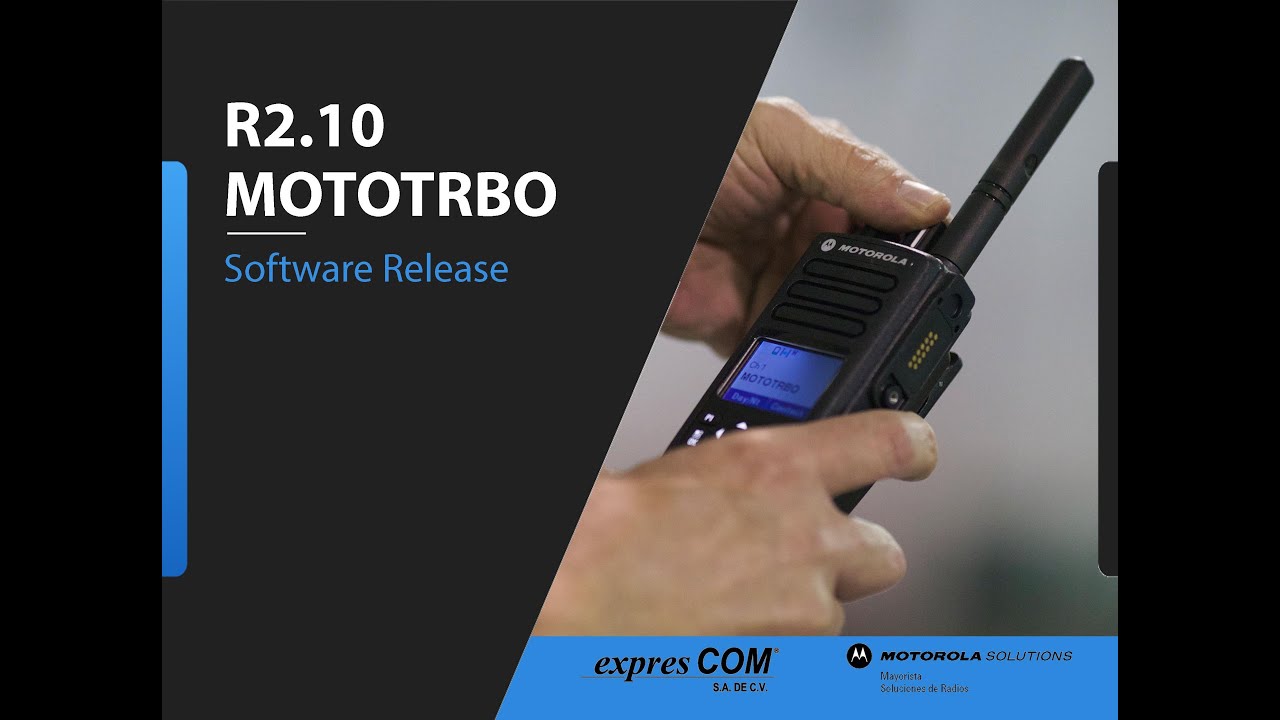 Programacion Mototrbo  R2 10  SOFTWARE RELEASE  #Mototrbo #Programacion #MotorolaSolutions