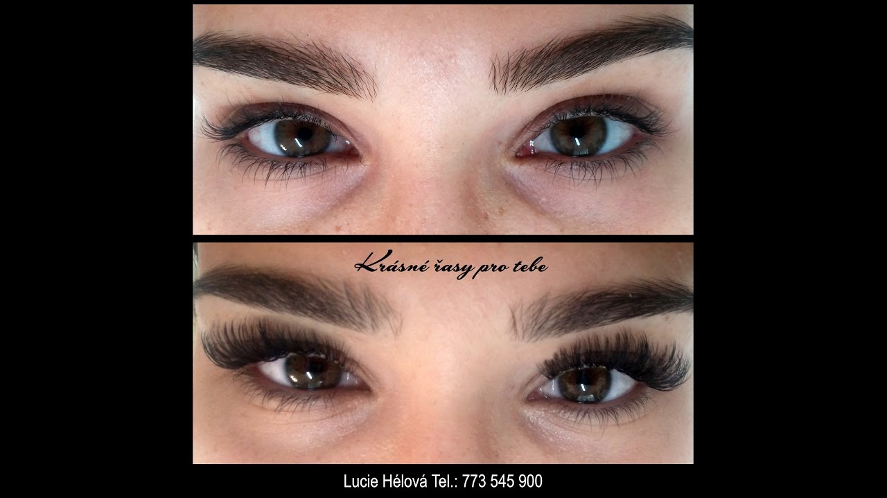 Prodlužování řas - glamour lashes