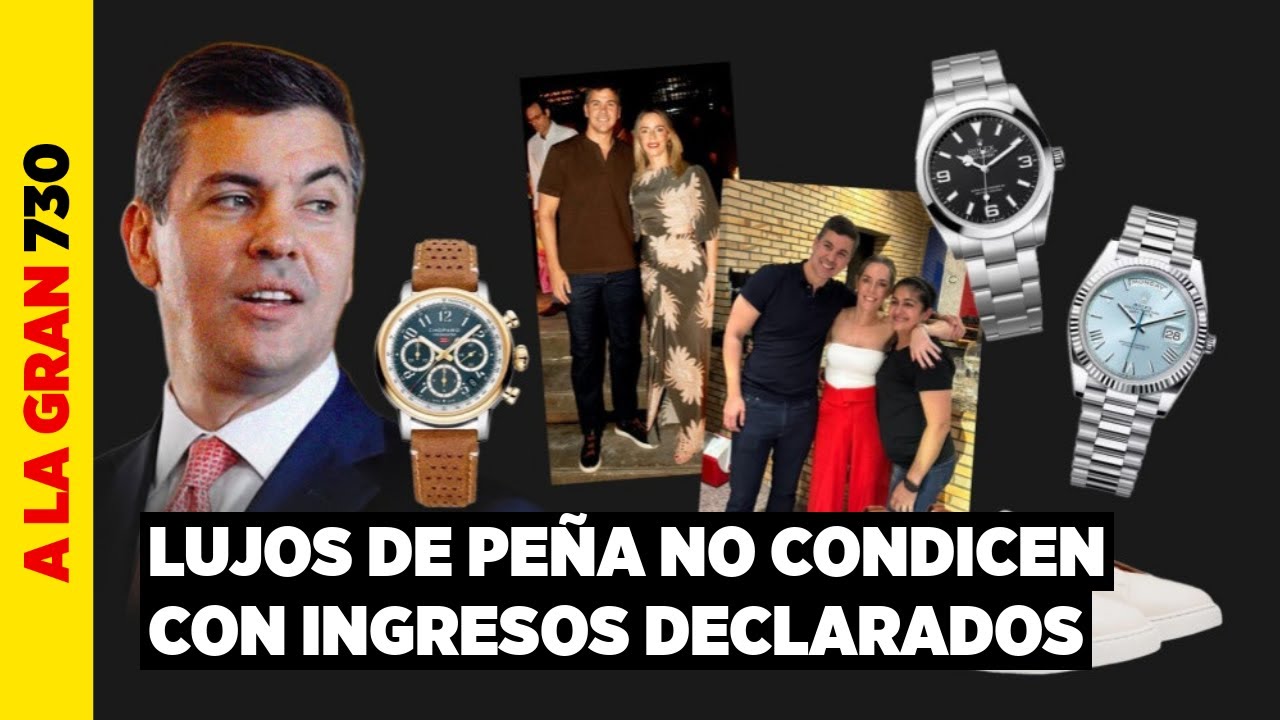 Lujos de Santiago Peña no se reflejan en su declaración jurada actualizada