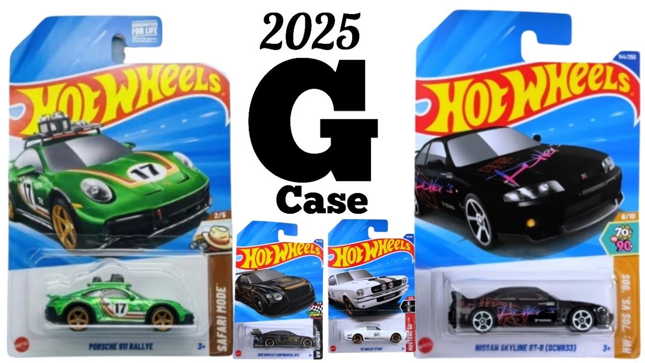 Hot Wheels 2025 G Case