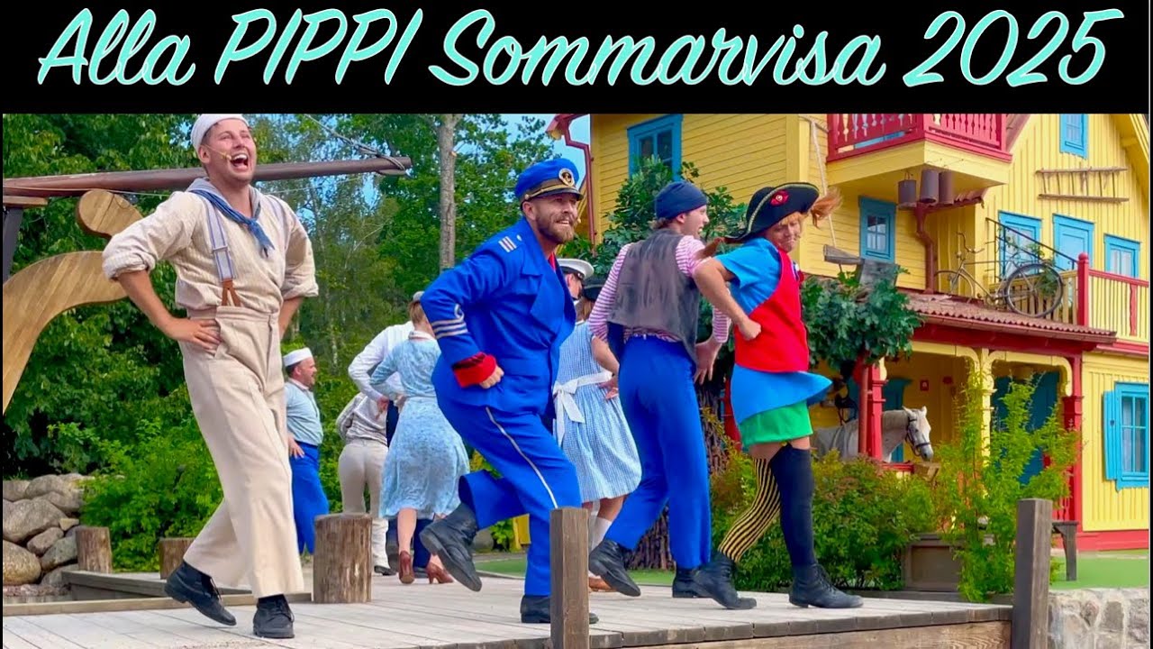 Pippi sång på Astrid Lindgrens Värld | Svenska Barnsånger