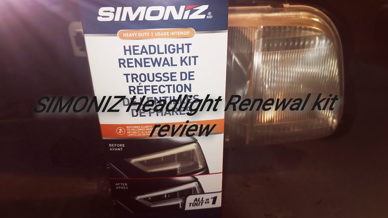 SIMONIZ Heavy Duty Headlight Renewal kit review