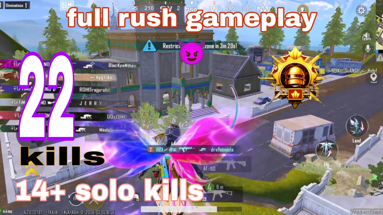 22 SQUAD KILLS AND 14+ SOLO KILLS 😈