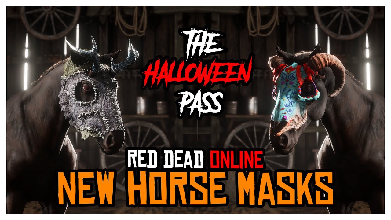 New Horse Masks (The Halloween Pass) -Red Dead Online