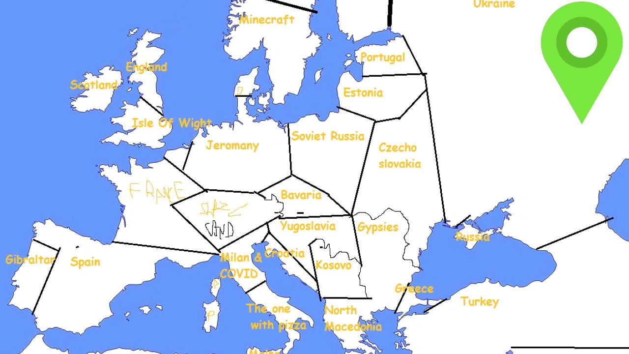 Redrawing A Map Of Europe To Offend As Many People As Possible