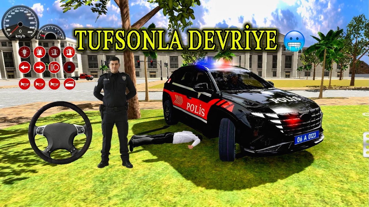 TÜRK POLİSİ ARABA OYNU TUFSON İLE DEVRİYEDEYİZ!!!🥶🚔 #türkpolisi #arabaoynu #policecar #police #bmw 