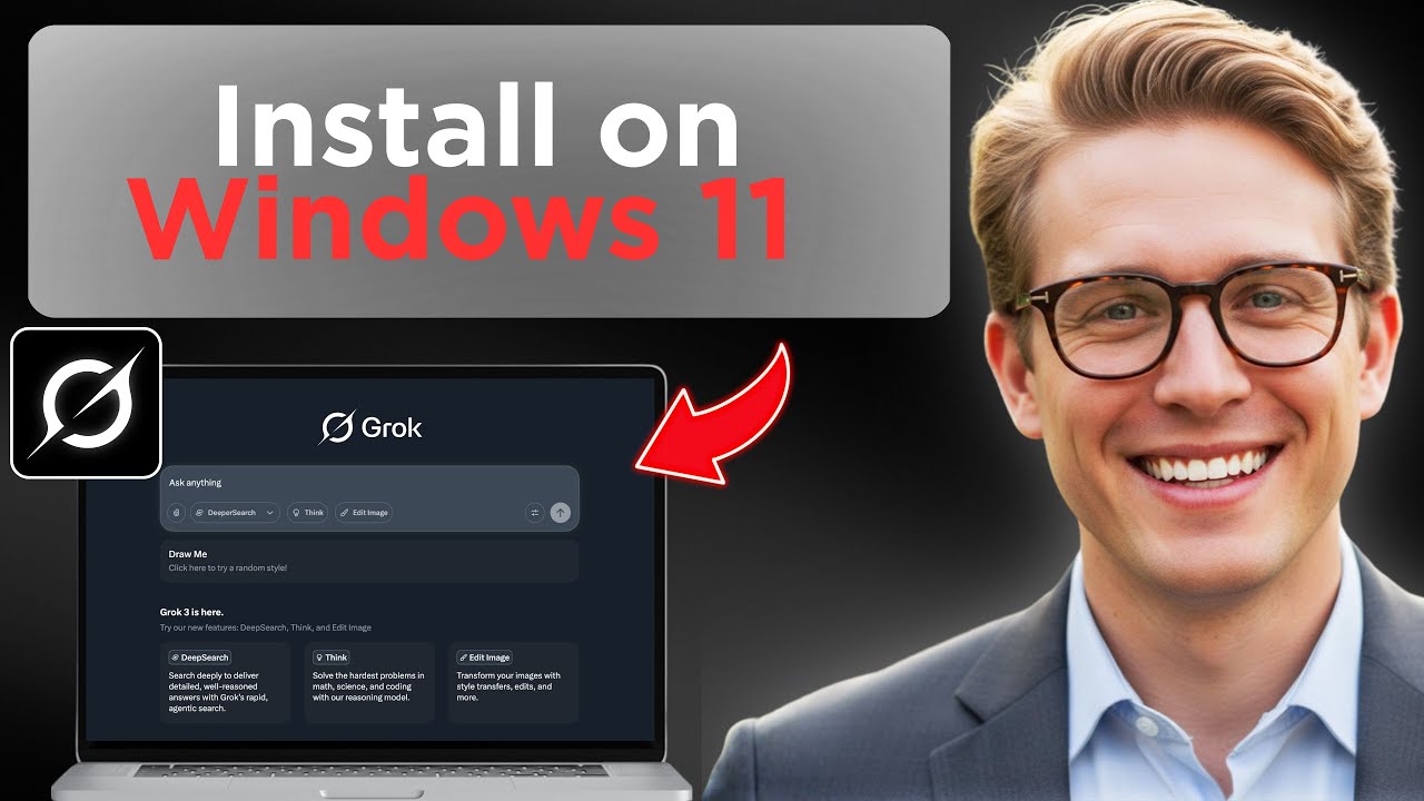 Приложение Grok для ПК. Как установить GROK 3 на Windows 11 (ПОЛНОЕ РУКОВОДСТВО 2025)