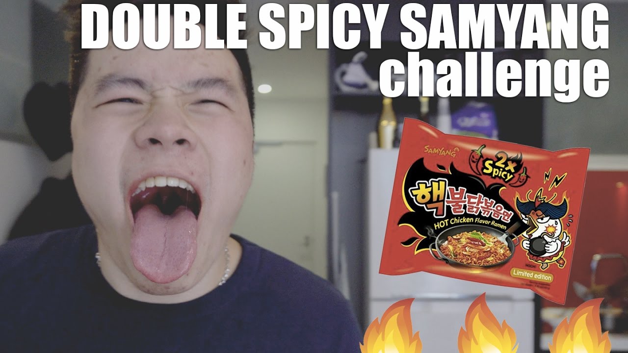 DOUBLE SPICY SAMYANG Challenge || 핵불닭볶음면 먹방 || nuclear buldak noodle
