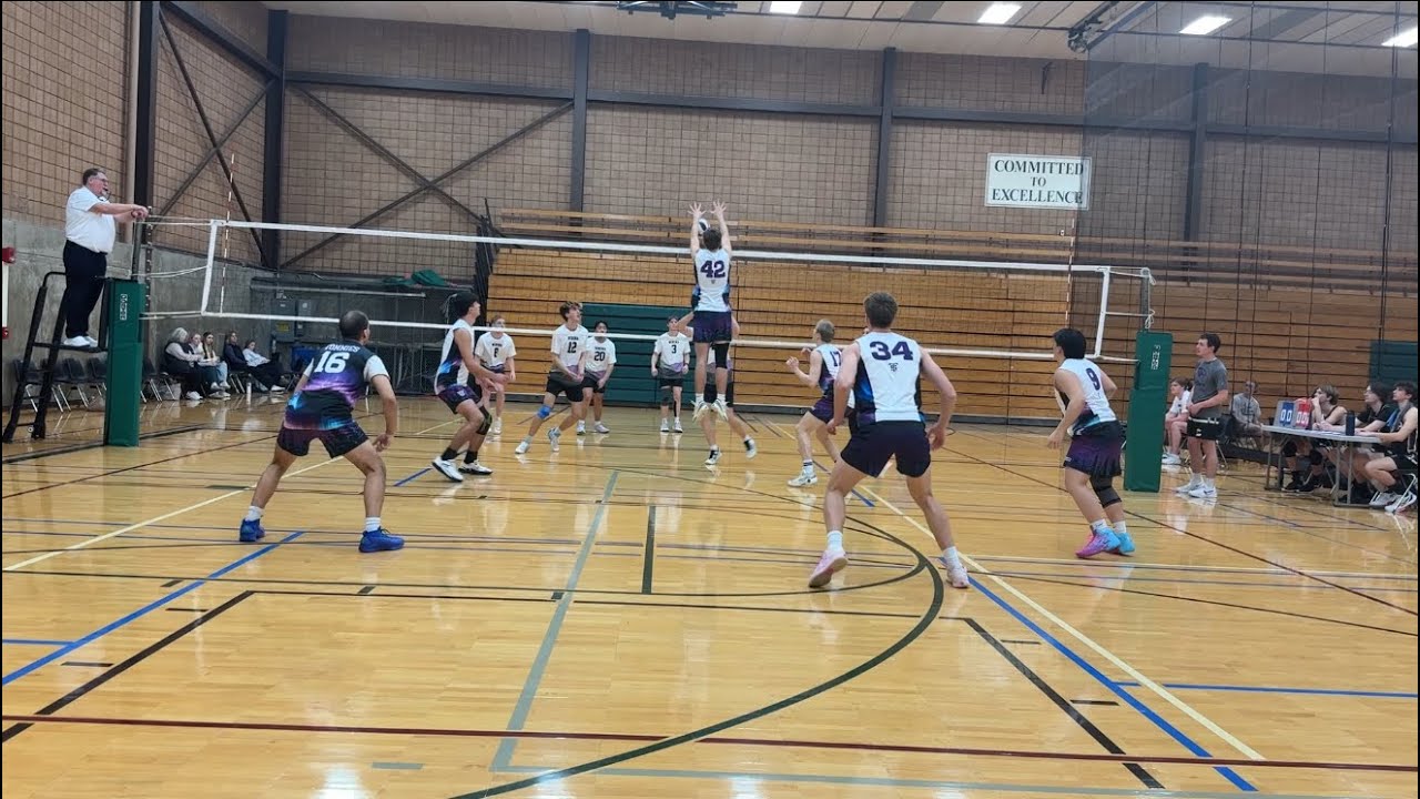 St. Thomas A Vs. Winona A Set 1 of the UW-Green Bay Men’s Volleyball Tournament (2/28/26)