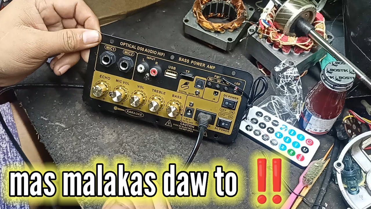 Hifi bass amp D50 bluetooth amplifier (viewers request )