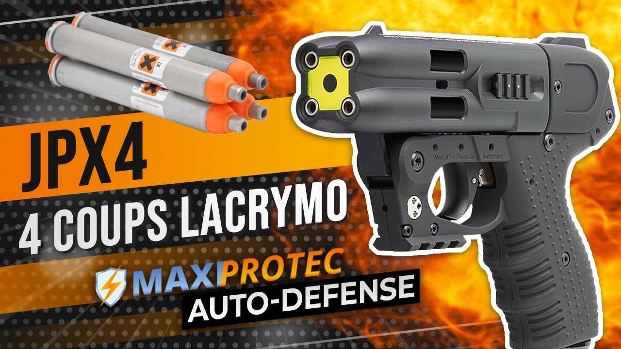 Présentation Pistolet JPX4 laser Jet defender PIEXON