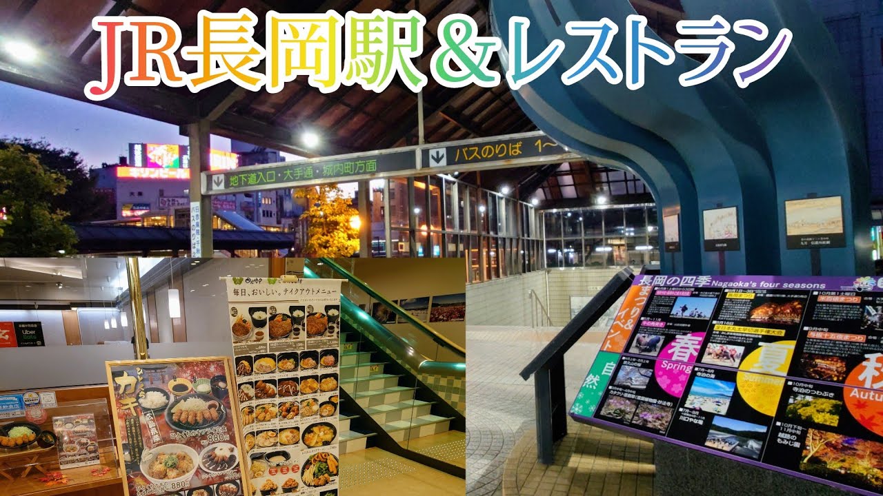 2022年10月 新潟駅が寂しいので、長岡駅へ行ってみた。