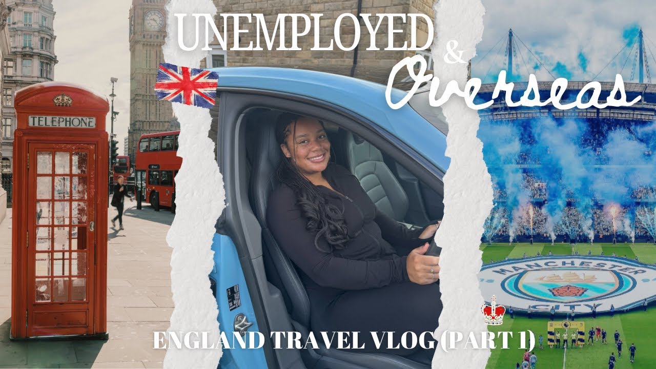 My life was falling apart… so I booked a flight to England 🇬🇧 | Unemployed & Unbothered Ep. 2