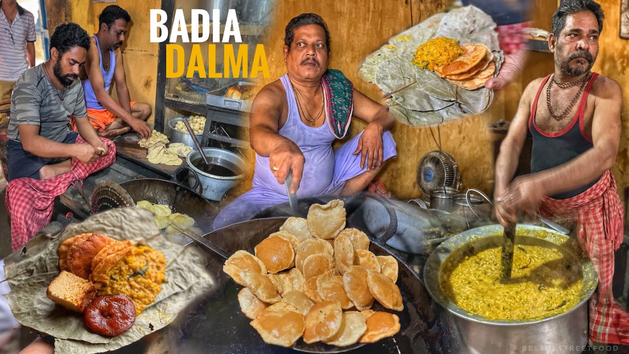 Puri Dham Famous Badia Dalma | Taste Like Prasad | Chena Poda and Malpua | 55₹/- Only | Street Food