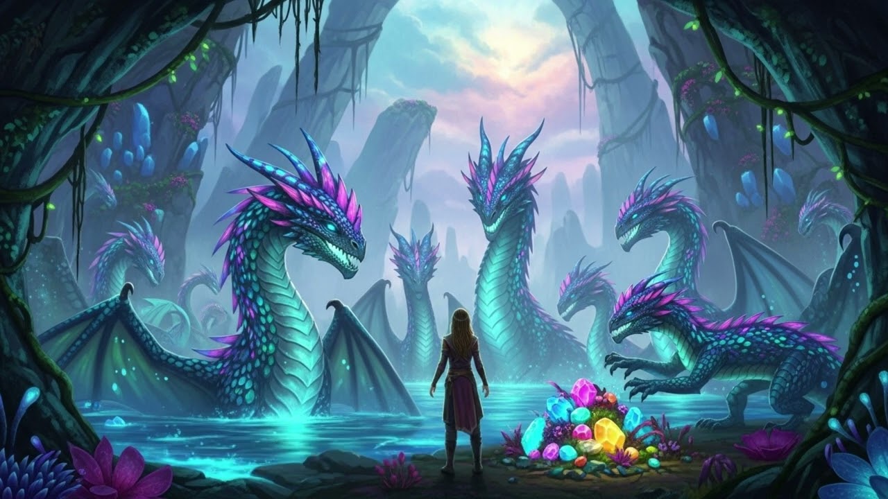 She Rescued a Drowning Alien Dragon    Their Gratitude Shocked Her!