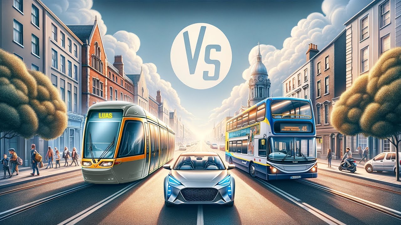 Coche VS Transporte público en DUBLÍN (Irlanda)
