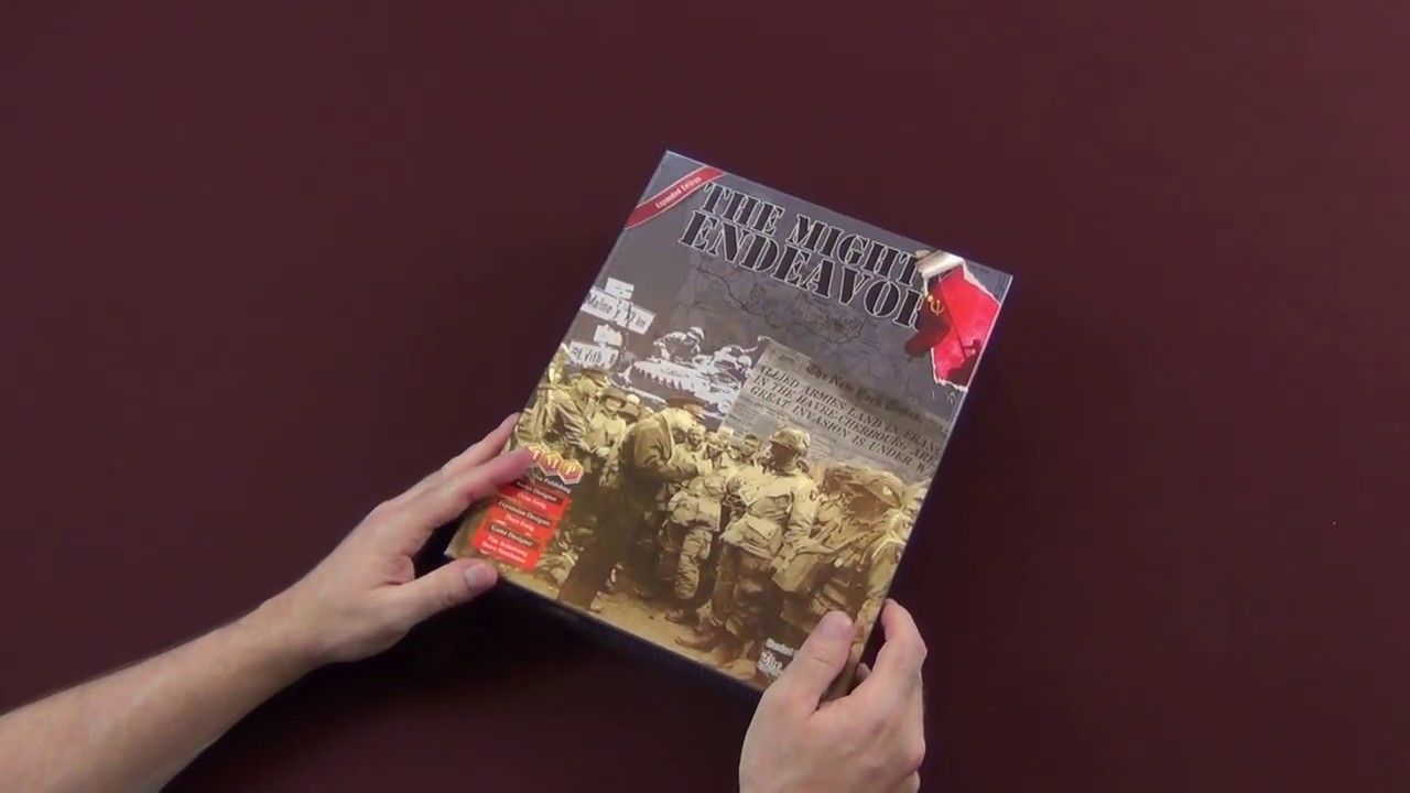 The Mighty Endeavor from Multi-Man Publishing Preview