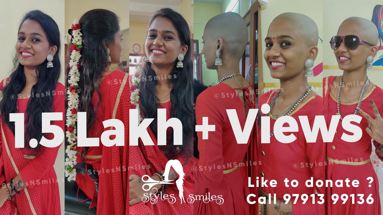 Young mom headshave • Women Liberation • Hair Donation • Long hair shave • Styles n Smiles •