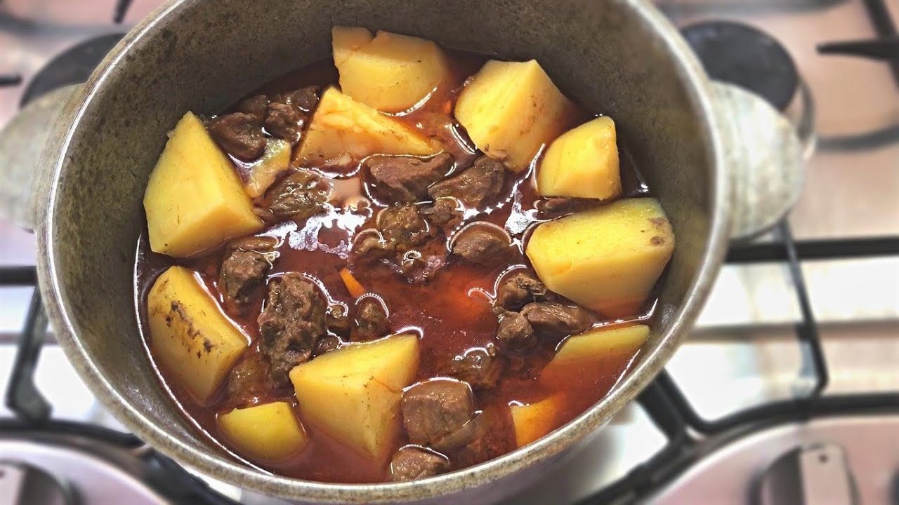 Мясо с Картошкой в Казане//Самый Вкусный! Самый Простой Рецепт!