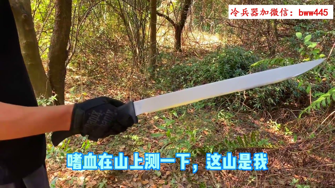 自制仿疯狗嗜血者 进山实测 自家热处理技