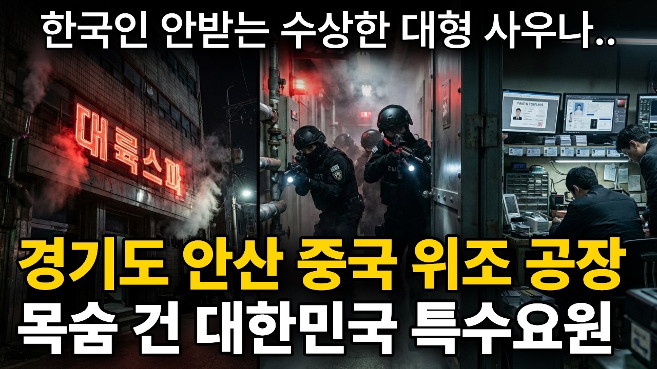 경기도 안산 대형 사우나 ‘대륙스파’에서 발견된 중국 비밀 위조공장! 숨겨진 지하시설 VS 대한민국 특수요원